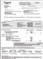 Ediable Utility Bills USA Arkansas Southwestern Utility Bill Blank Template
