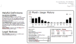 Ediable Utility Bills USA Indiana NIPSCO (Northern Indiana Public Service Company)-Word&PDF
