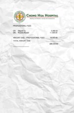 Ediable Utility Bills Philippines ChongHua Hospital Invoice Blank Template