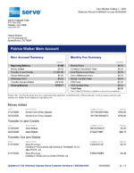 Bank Statement American Express Account Summary& Bank&Credit Card PDF