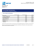 Bank Statement American Express Account Summary& Bank&Credit Card PDF