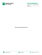 Bank Statement USA Bank Of The West Bank Statement pdf