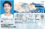 US Alaska Driver's License USA Driver License Template V1&2