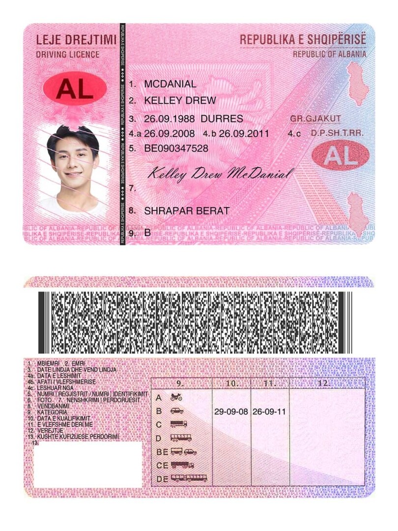 Albania-driving-license