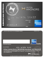 American Express Hilton HHonors AE Card Generator Template
