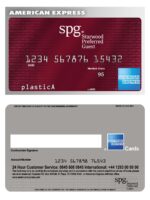 American Express Starwood Preferred Guest AE Card Generator Template