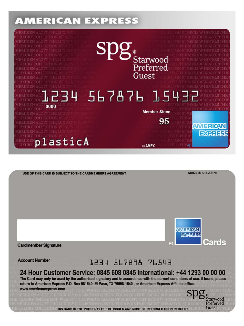 American Express Starwood Preferred Guest Card