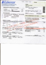 Ediable Utility Bills Argentina Edenor Blank Template