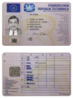 Austria Driver's License USA Driver License Template