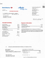 Bank Statement-Bank Of America Template pdf&word&psd V1&2&3
