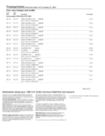 Bank Statement CIBC Bank Gold Visa Card Statement Template pdf