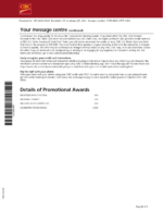 Bank Statement CIBC Bank Gold Visa Card Statement Template pdf