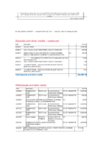 Bank Statement TD Bank Statement (USA) word&pdf Template