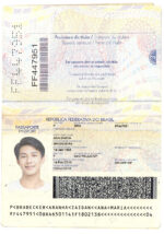 Brazil Passport Template Photo Picture Template