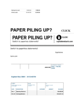 Bank Statement Capital One Bank Word Template