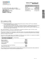 Bank Statement Chase Bank V1&2&3