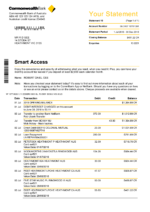 Bank Statement Commonwealth Bank V1&2 pdf&word Template