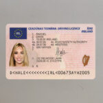 Ireland Driver's License USA Driver License Template