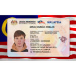 Malaysia Driver's License USA Driver License Template