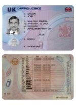 UK DRIVER'S LICENSE V1&2&3&4