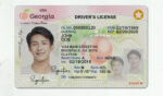 US Georgia Driver's License USA Driver License Template