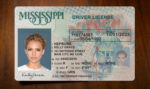 US Mississipi Driver's License USA Driver License Template