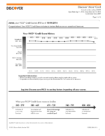 Bank Statement Discover Credit Card Statement