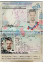 United Kingdom UK Passport Template Photo Picture Template V1&2&3&4