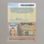 Greece Passport Template Photo Picture Template