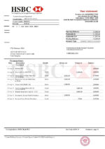 Bank Statement HSBC Bank Statement V1&2