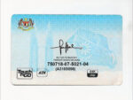 Malaysia ID Visa CARD Template Design ID Card Template V1&V2