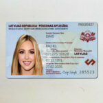 Latvia Residence Permit ID CARD Template Design ID Card Template V1&V2