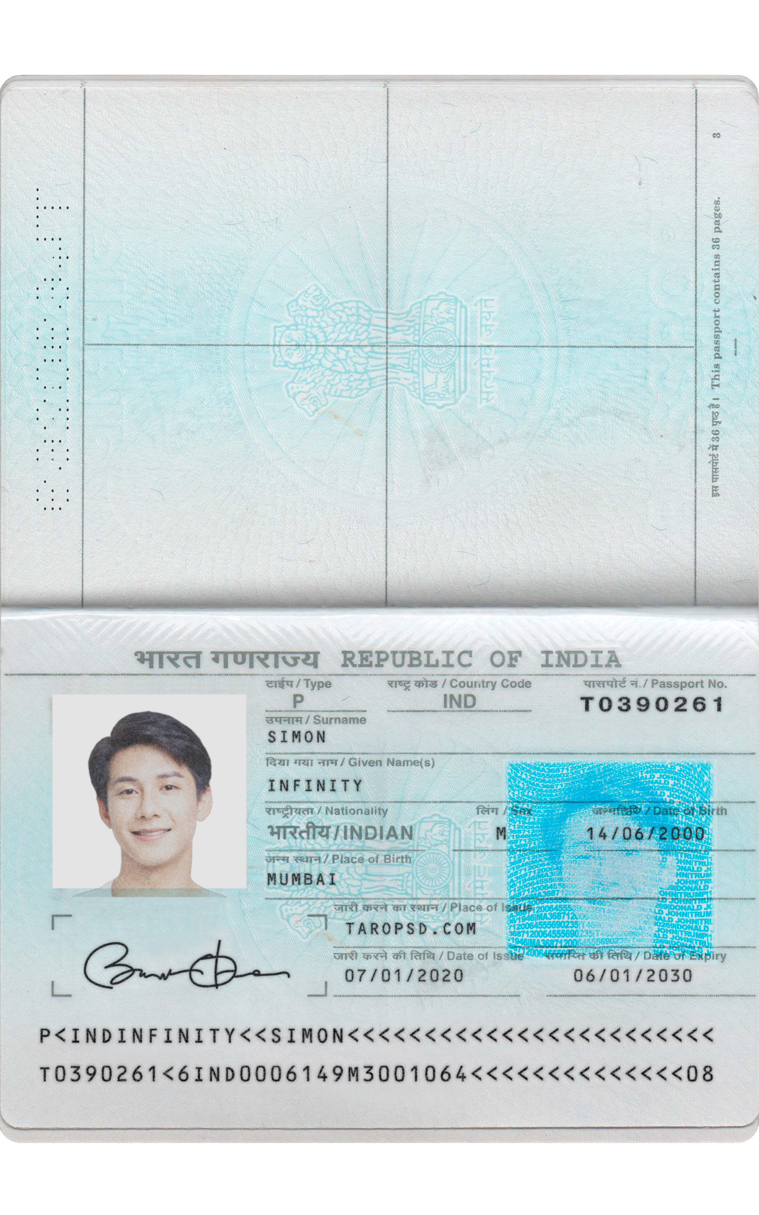 India Passport V2