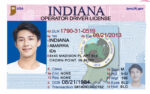 US Indiana Driver's License USA Driver License Template V1&2
