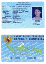 Indonesia ID CARD Template Design ID Card Template V1&V2