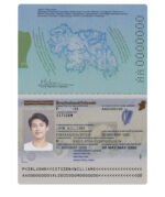 Ireland Passport Template Photo Picture Template