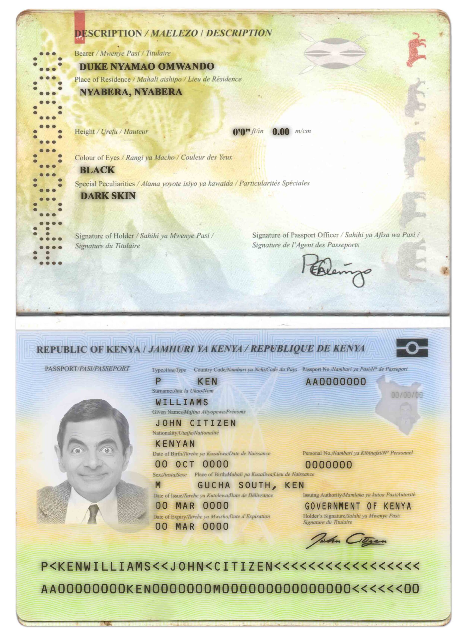 Kenya Passport V2