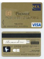 Visa Card LCL Premier Card Generator Template
