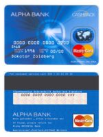Mastercard Alpha Card Generator Template