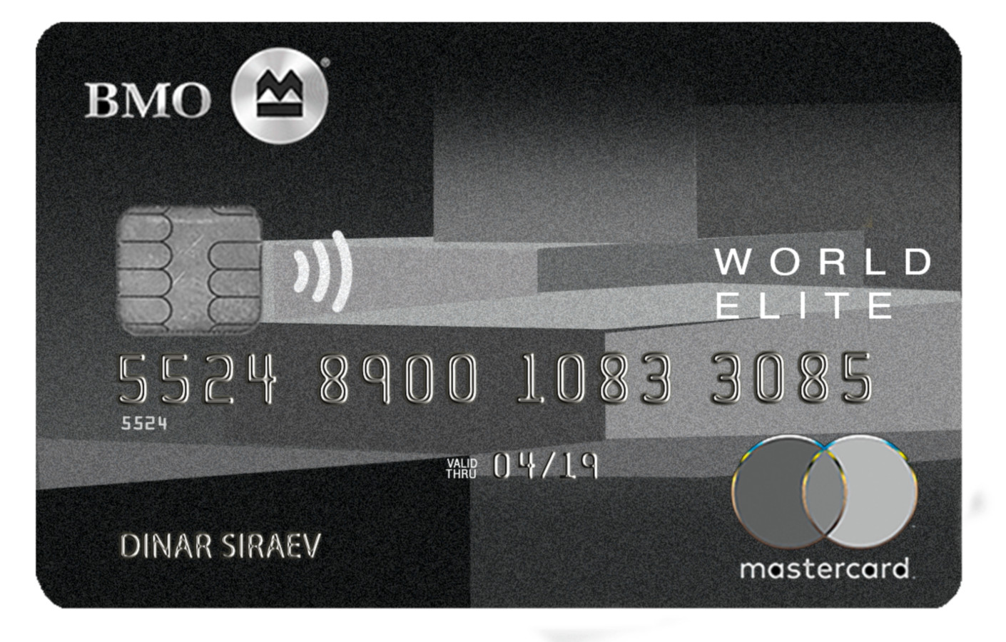 Mastercard-BMO Bank-World Elite-Front