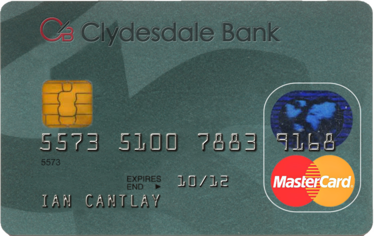 Mastercard-Clydesdale Bank(包括多家银行)-Front