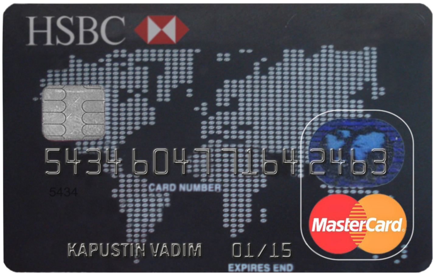 Mastercard-HSBC-Front1 Mastercard HSBC Card Generator Template