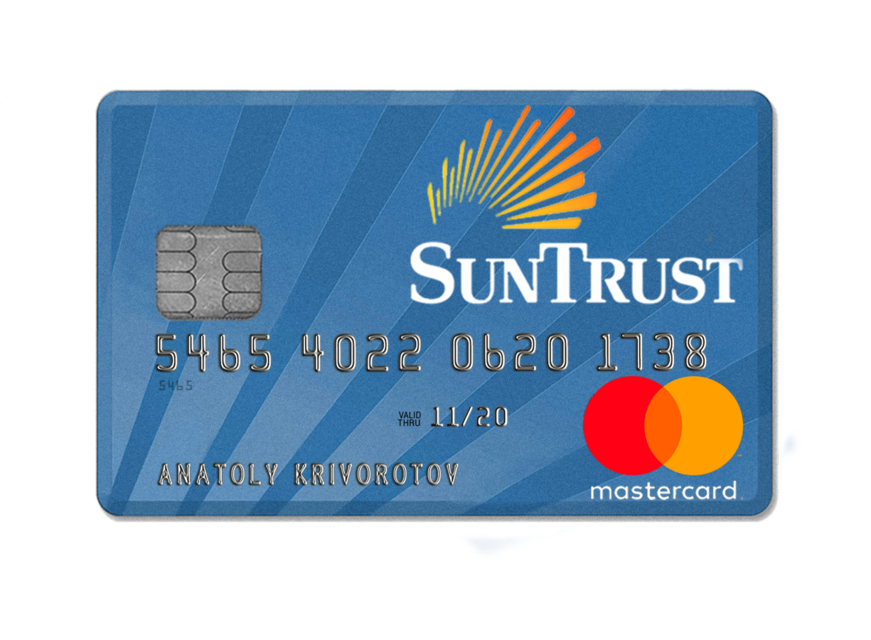 Mastercast-Suntrust Mastercast Suntrust Card Generator Template