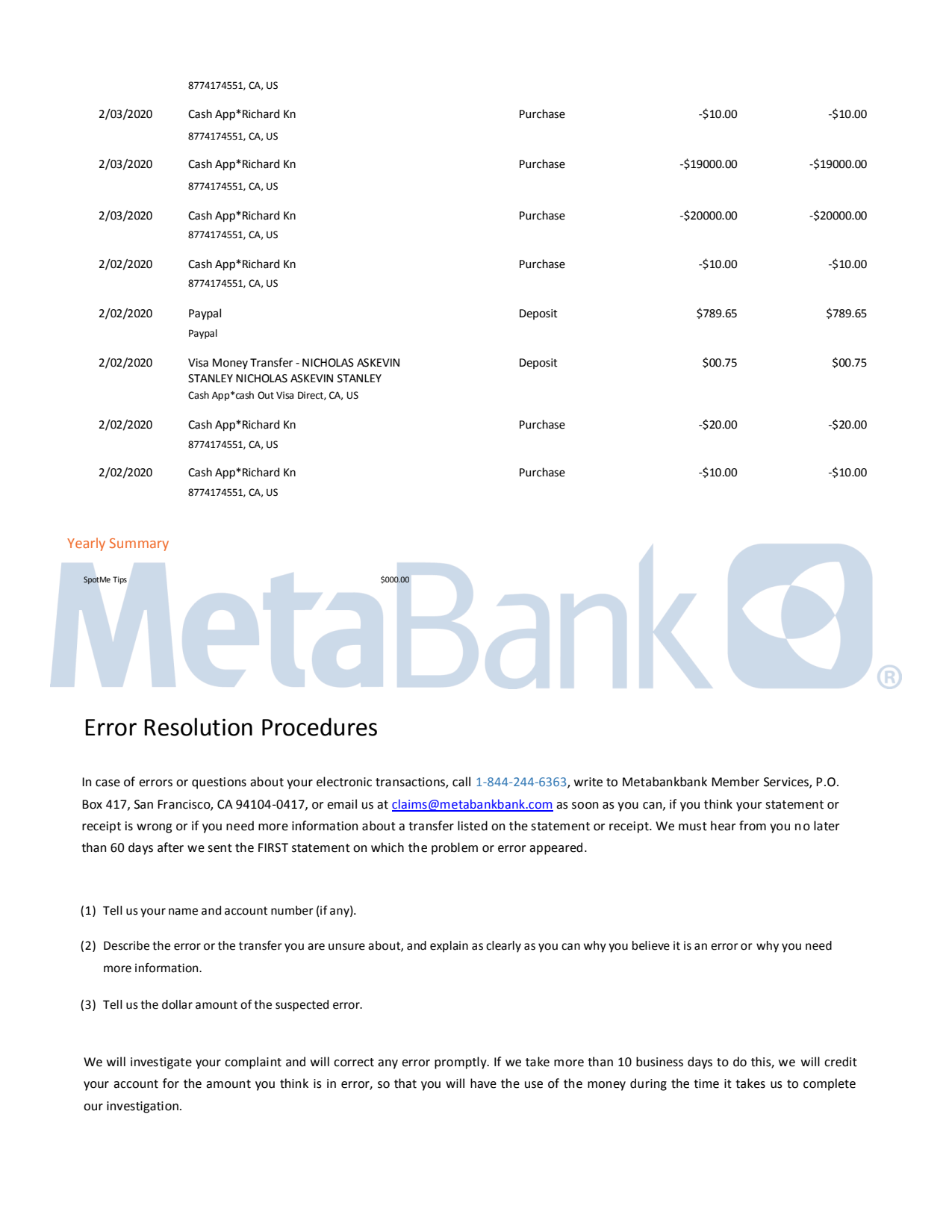 Metabank-Bank-Statement-jpd023332_4 Bank Statement Metabank word PDF Template