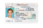 US Missouri Driver's License USA Driver License Template