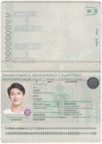 Morocco Passport Template Photo Picture Template
