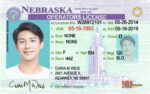 US Nebraska Driver's License USA Driver License Template