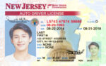 US New Jersey Driver's License USA Driver License Template V1&2