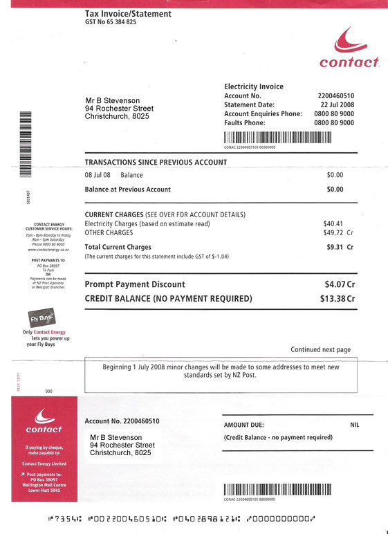 New Zealand-Utility_Electricity Bills-Contract