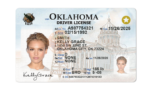 US Oklahoma Driver's License Driver License Template V1&2